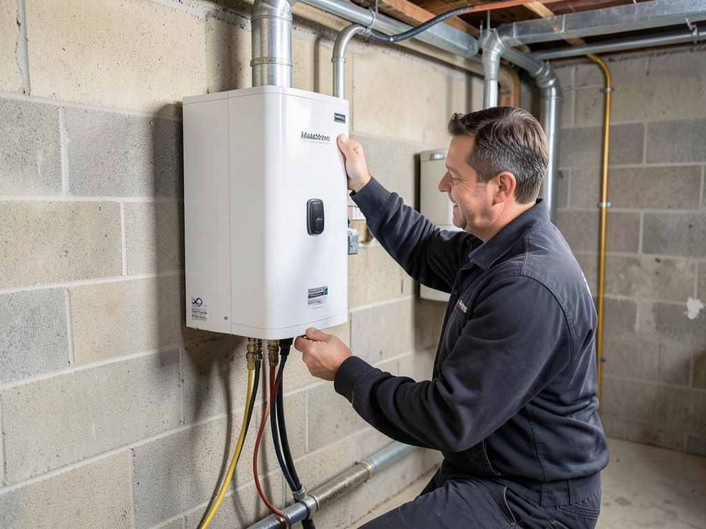 Deciding between a tankless or traditional water h