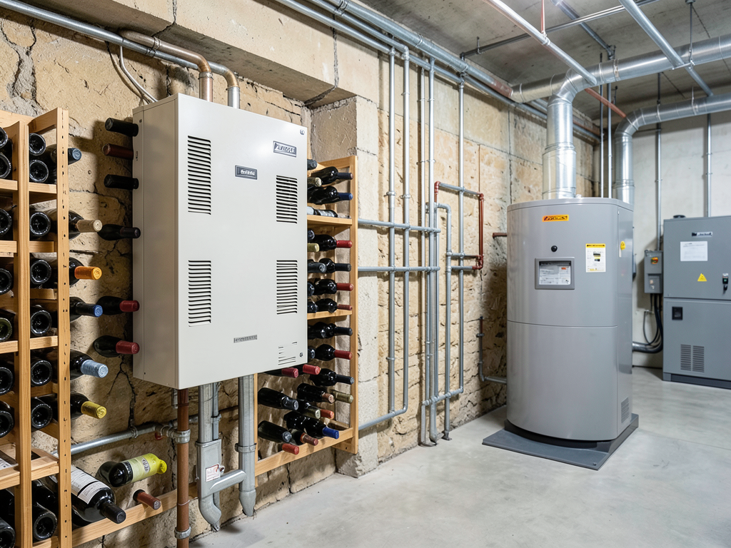 How to design a climate controlled wine cellar for