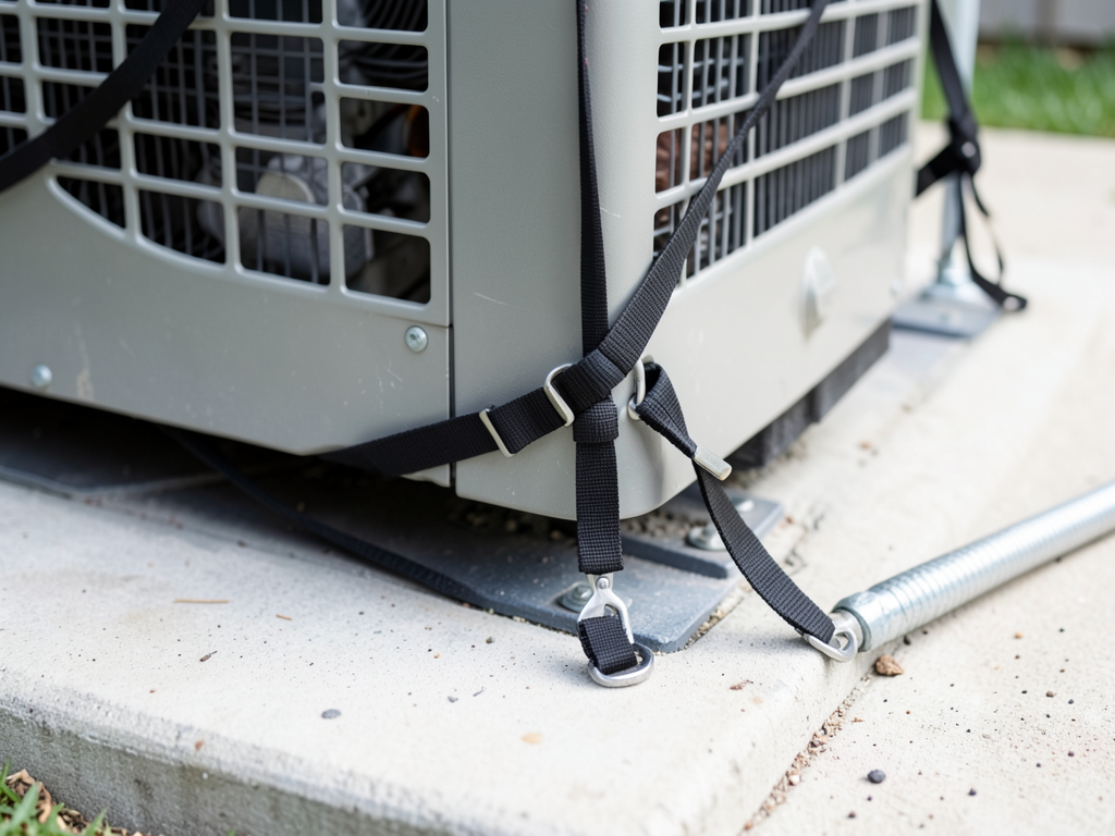 Shielding your outdoor HVAC unit from the high winds and storms in North Admiral